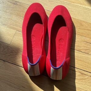 Rothy's Women's Red and Blue Flats